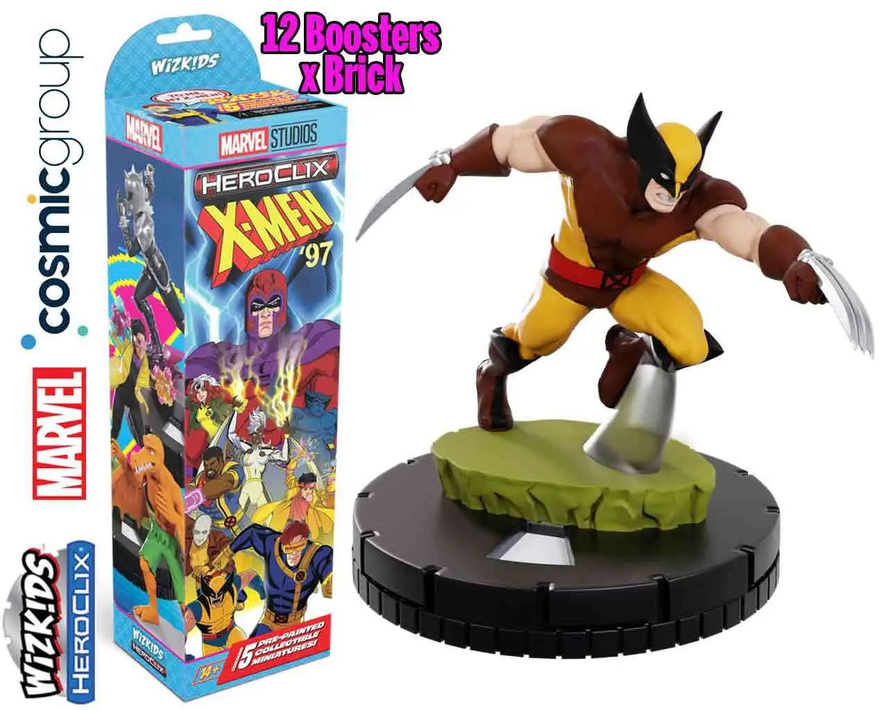 MARVEL HEROCLIX X-Men 97 BOOSTER BRICK 12 WIZKIDS