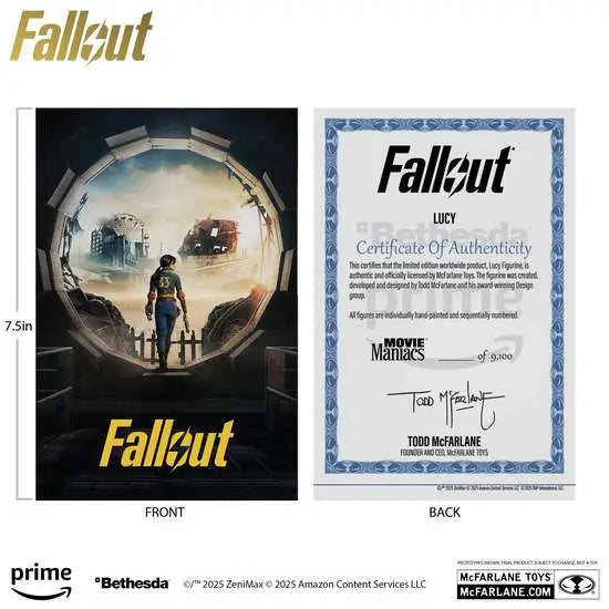 MOVIE MANIACS FALLOUT WAVE 3 ASSORTMENT SET (6) McFARLANE TOYS 2025