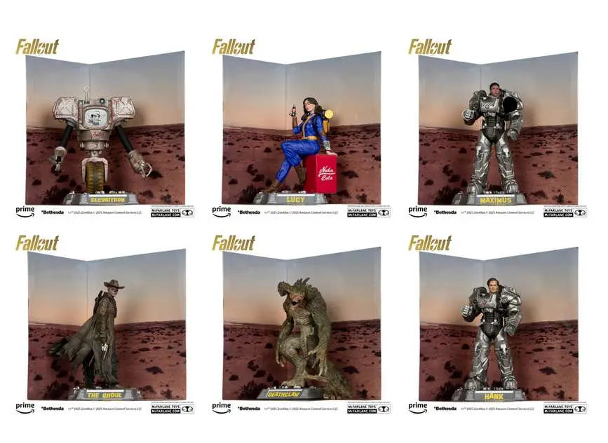 MOVIE MANIACS FALLOUT WAVE 3 ASSORTMENT SET (6) McFARLANE TOYS 2025