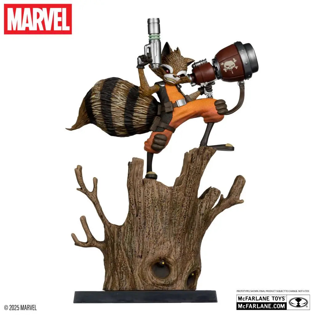 MARVEL COLLECTION 1:6 WV7 ROCKET RACCOON A CHASING TALE #1 FIGURE McFARLANE TOYS 2025