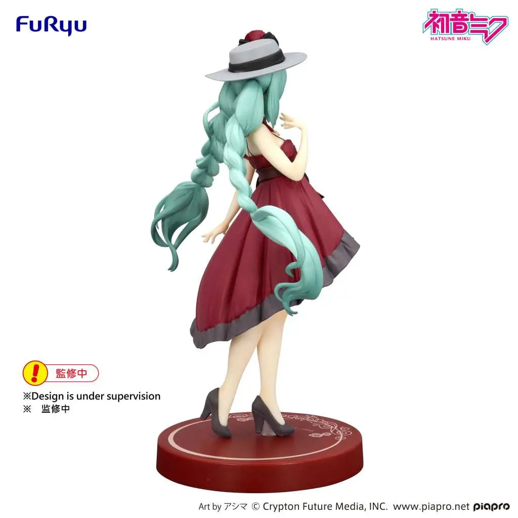 HATSUNE MIKU OUTING DRESS RED COLOR TRIO-TRY-IT FIGURE FURYU
