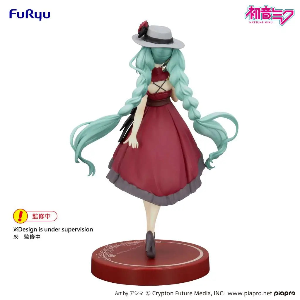 HATSUNE MIKU OUTING DRESS RED COLOR TRIO-TRY-IT FIGURE FURYU
