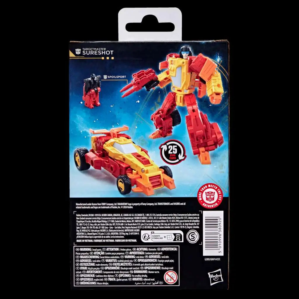 TRANSFORMERS AGE OF THE PRIMES SURESHOT ACTION FIGURE HASBRO