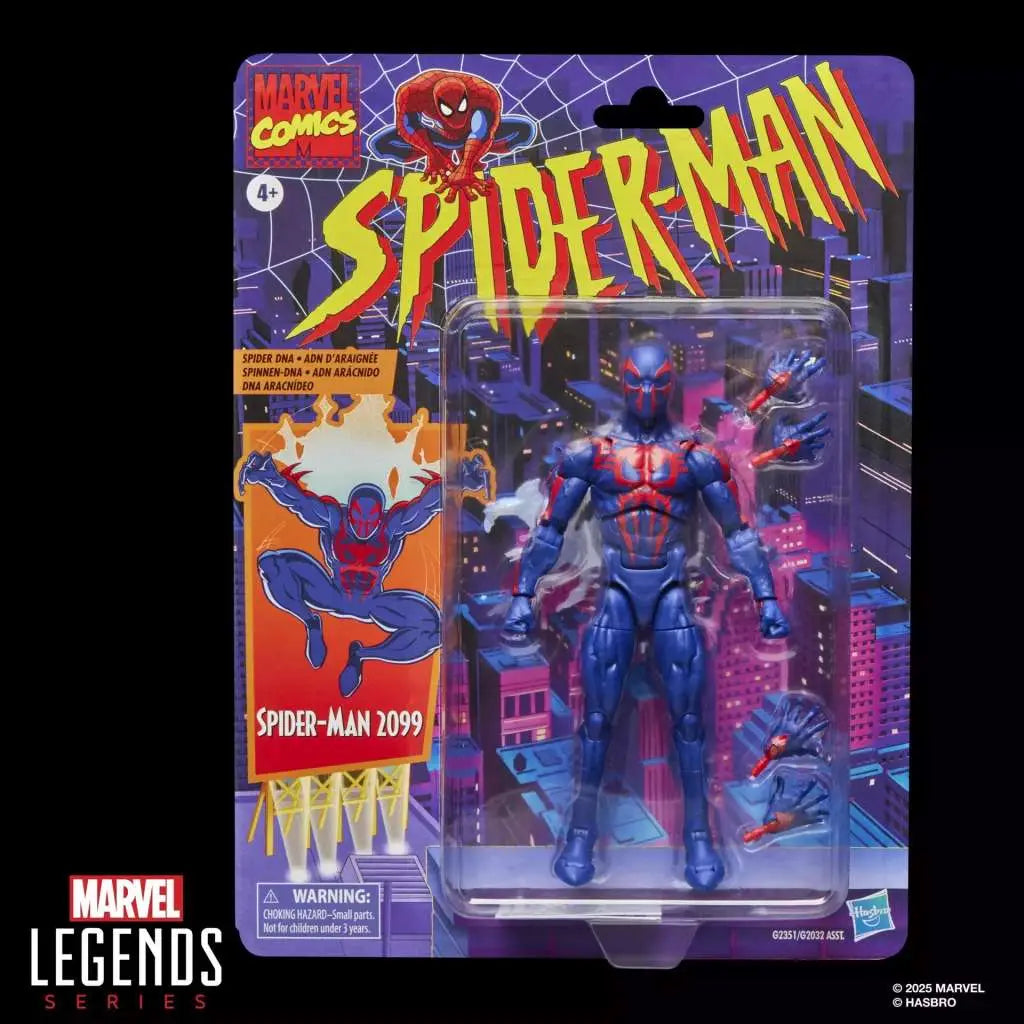MARVEL LEGENDS Spider-Man VINTAGE Spider-Man 2099 ACTION FIGURE HASBRO