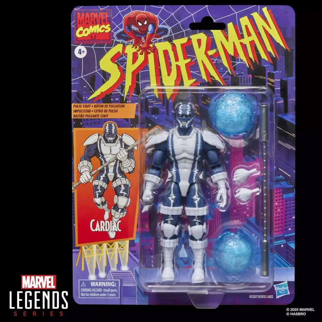 MARVEL LEGENDS Spider-Man VINTAGE CARDIAC ACTION FIGURE HASBRO