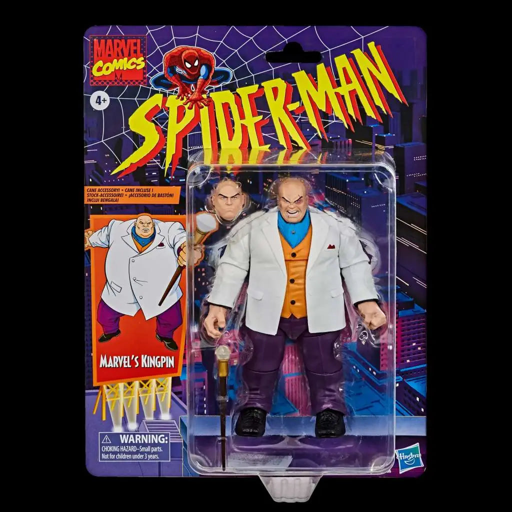 MARVEL LEGENDS Spider-Man VINTAGE KINGPIN ACTION FIGURE HASBRO