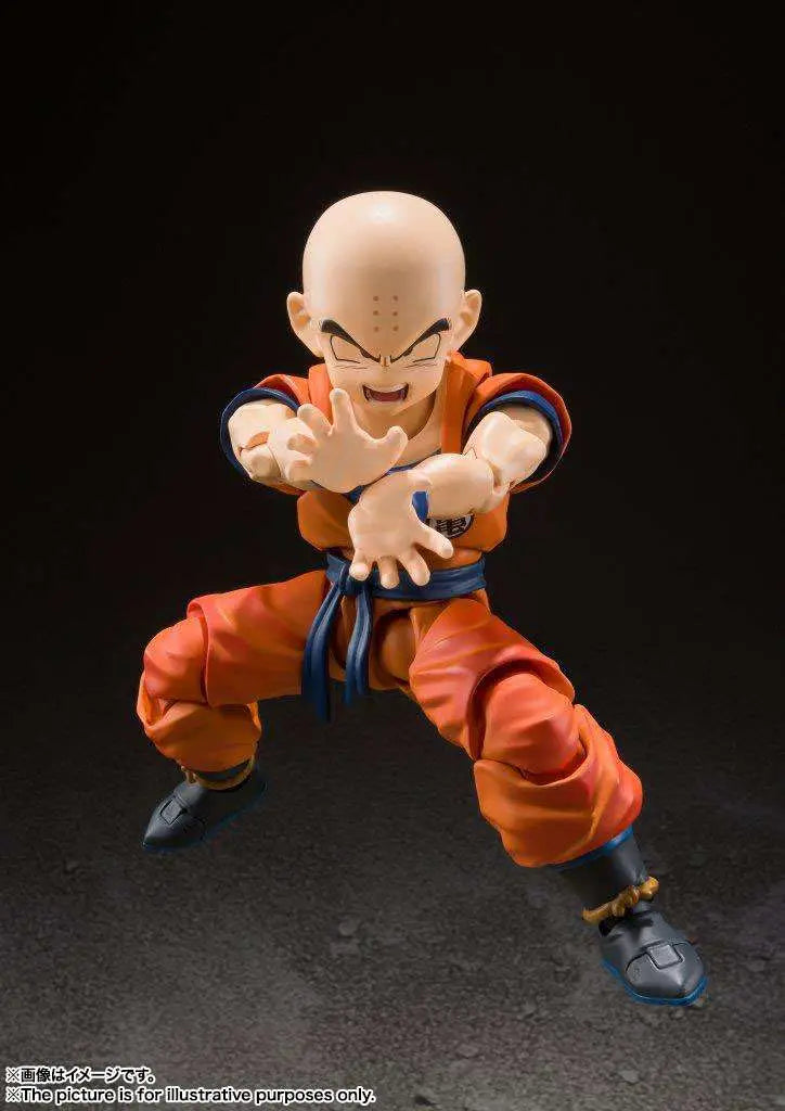 DRAGON BALL Z KRILLIN EARTH STRONG MAN S.H.Figuarts REISSUE BANDAI