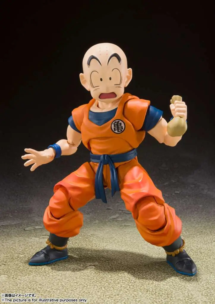 DRAGON BALL Z KRILLIN EARTH STRONG MAN S.H.Figuarts REISSUE BANDAI