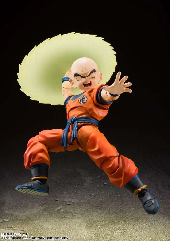 DRAGON BALL Z KRILLIN EARTH STRONG MAN S.H.Figuarts REISSUE BANDAI