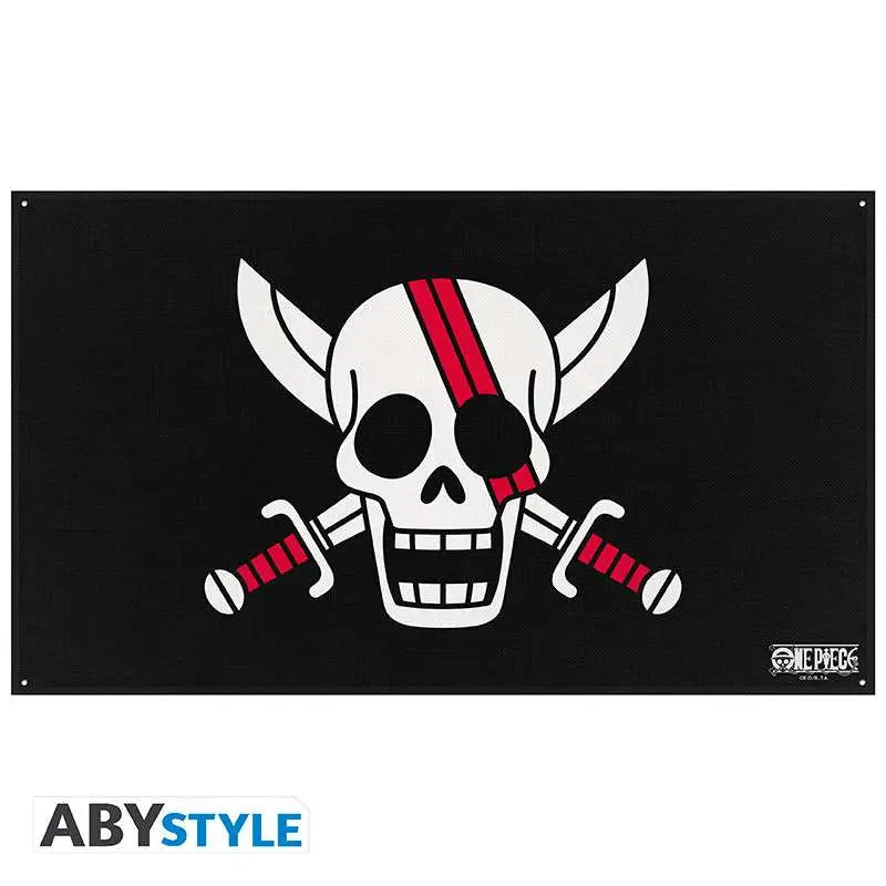 ONE PIECE RED HAIR PIRATES FLAG 70X120 Abystyle Studio