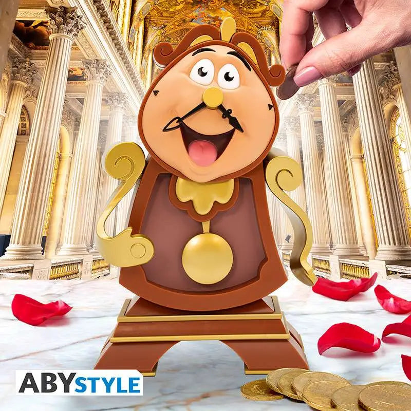 DISNEY BEAUTY & THE BEAST COGSWORTH MONEY BANK Abystyle Studio