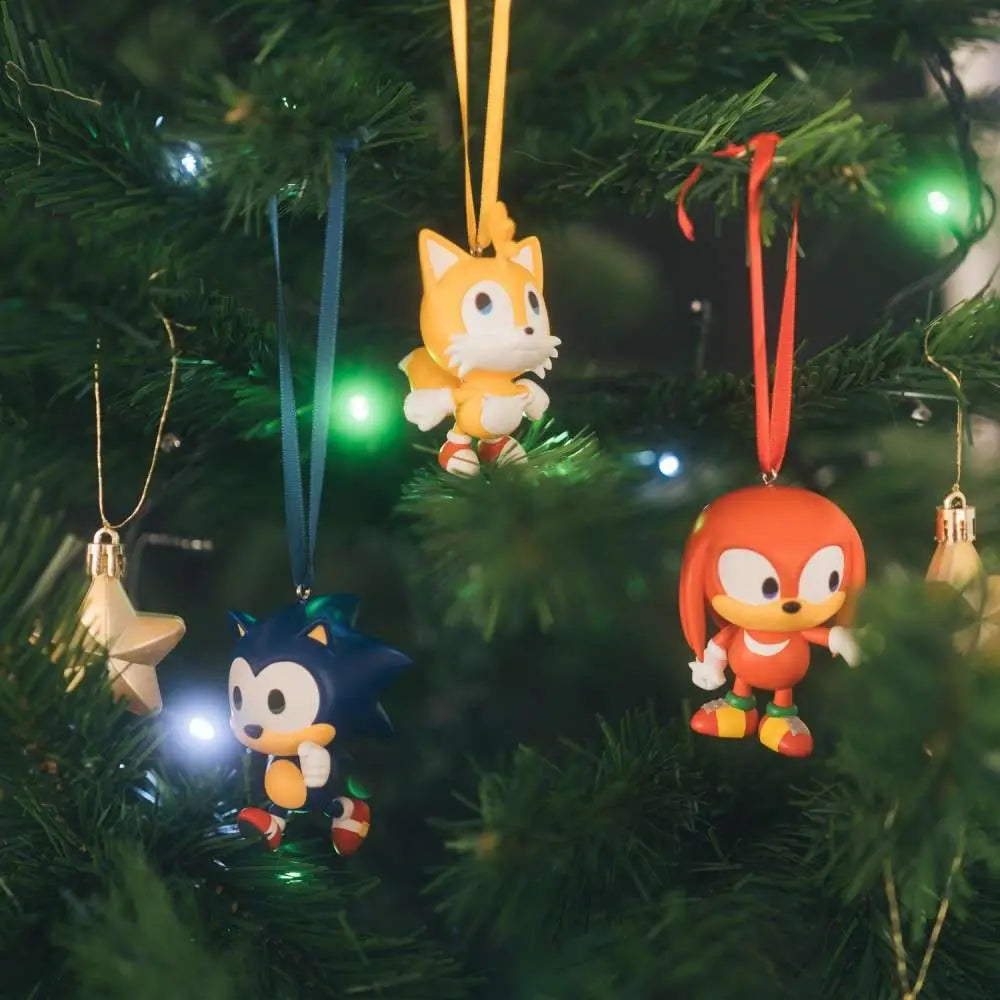 SONIC CHRISTMAS DECORATION SET 3 GRUPO ERIK