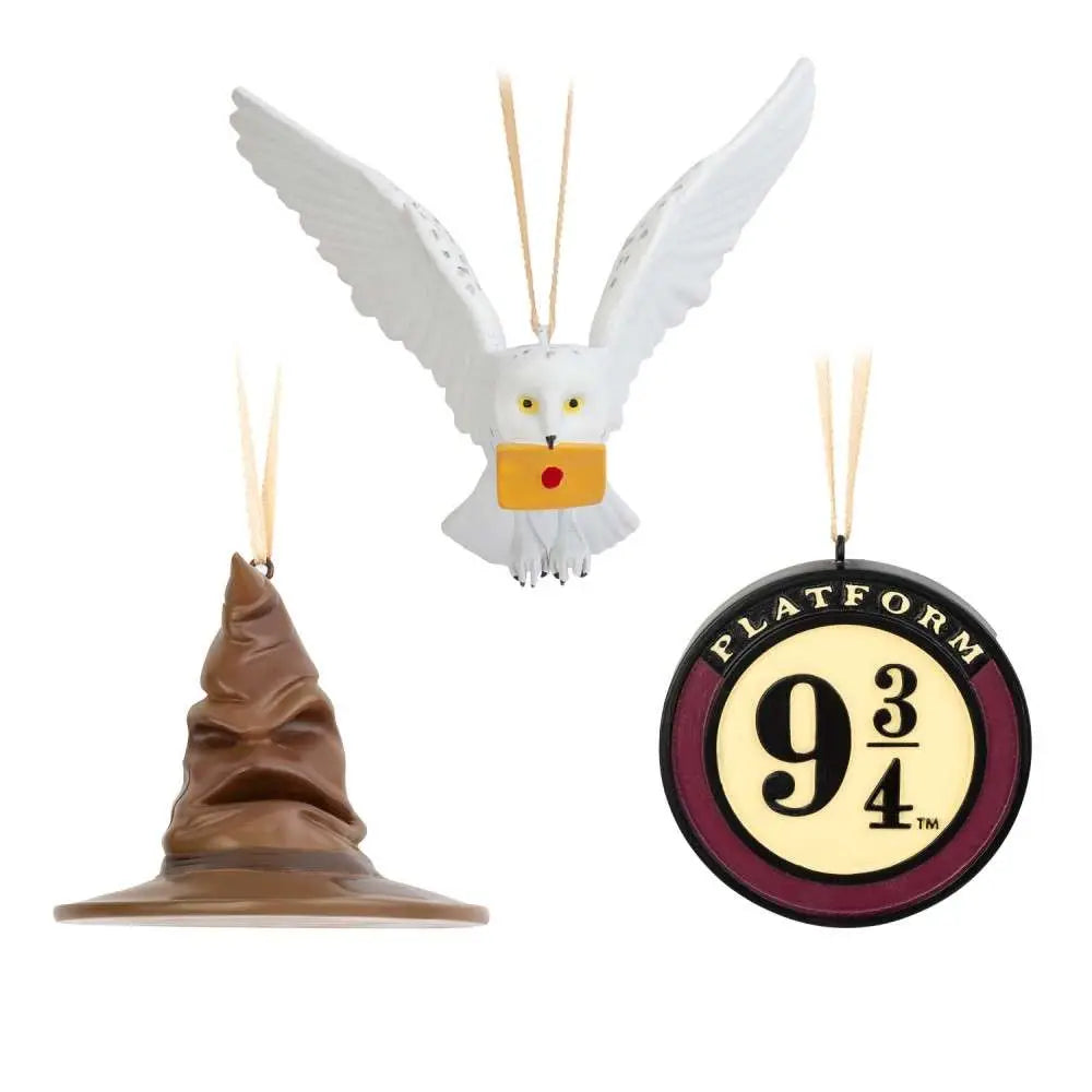 HARRY POTTER CHRISTMAS DECORATION SET (3) GRUPO ERIK