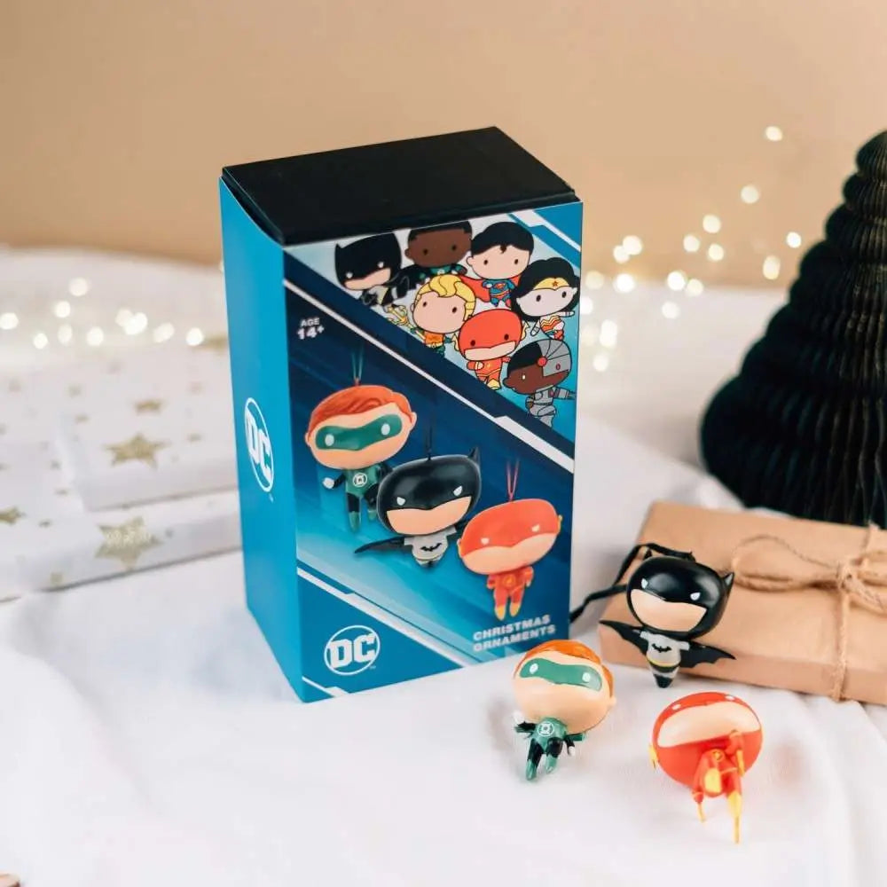DC COMICS CHRISTMAS DECORATION SET B 3 GRUPO ERIK