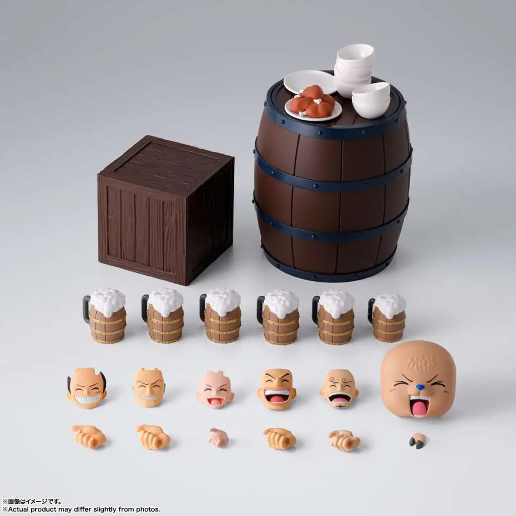 ONE PIECE THE STRAW HAT CREW S.H.F PARTY SET BANDAI