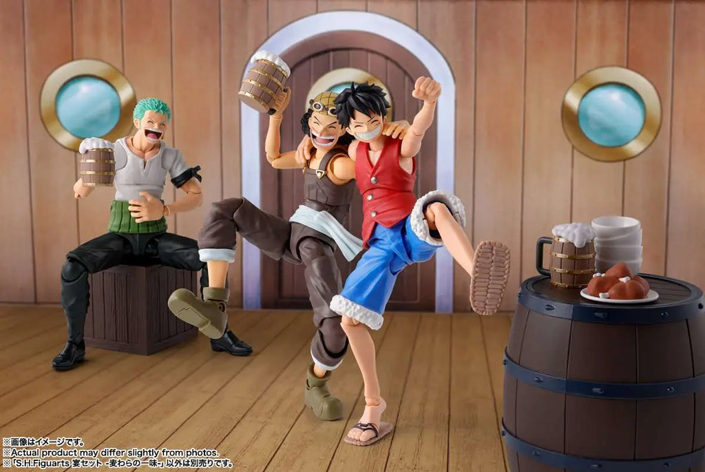 ONE PIECE THE STRAW HAT CREW S.H.F PARTY SET BANDAI