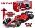 F1 FERRARI SF-23 WITH LECLERC FIGURE - 1:24 DIE-CAST MODEL BBURAGO