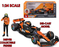 F1 MC LAREN MCL38 WITH NORRIS FIGURE - 1:24 DIE-CAST MODEL BBURAGO
