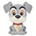 DISNEY DOG TRAMP FIGURAL FLOCKED! BANK MONOGRAM