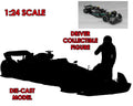 F1 MERCEDES W14 E PERFOMANCE 2023 WITH HAMILTON FIGURE - 1:24 DIE-CAST MODEL BBURAGO