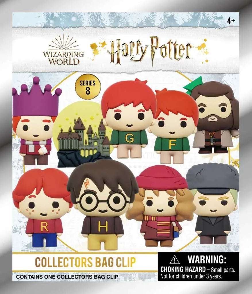 HARRY POTTER S8 BAG CLIP BLIND BOX DISPLAY (24) MONOGRAM