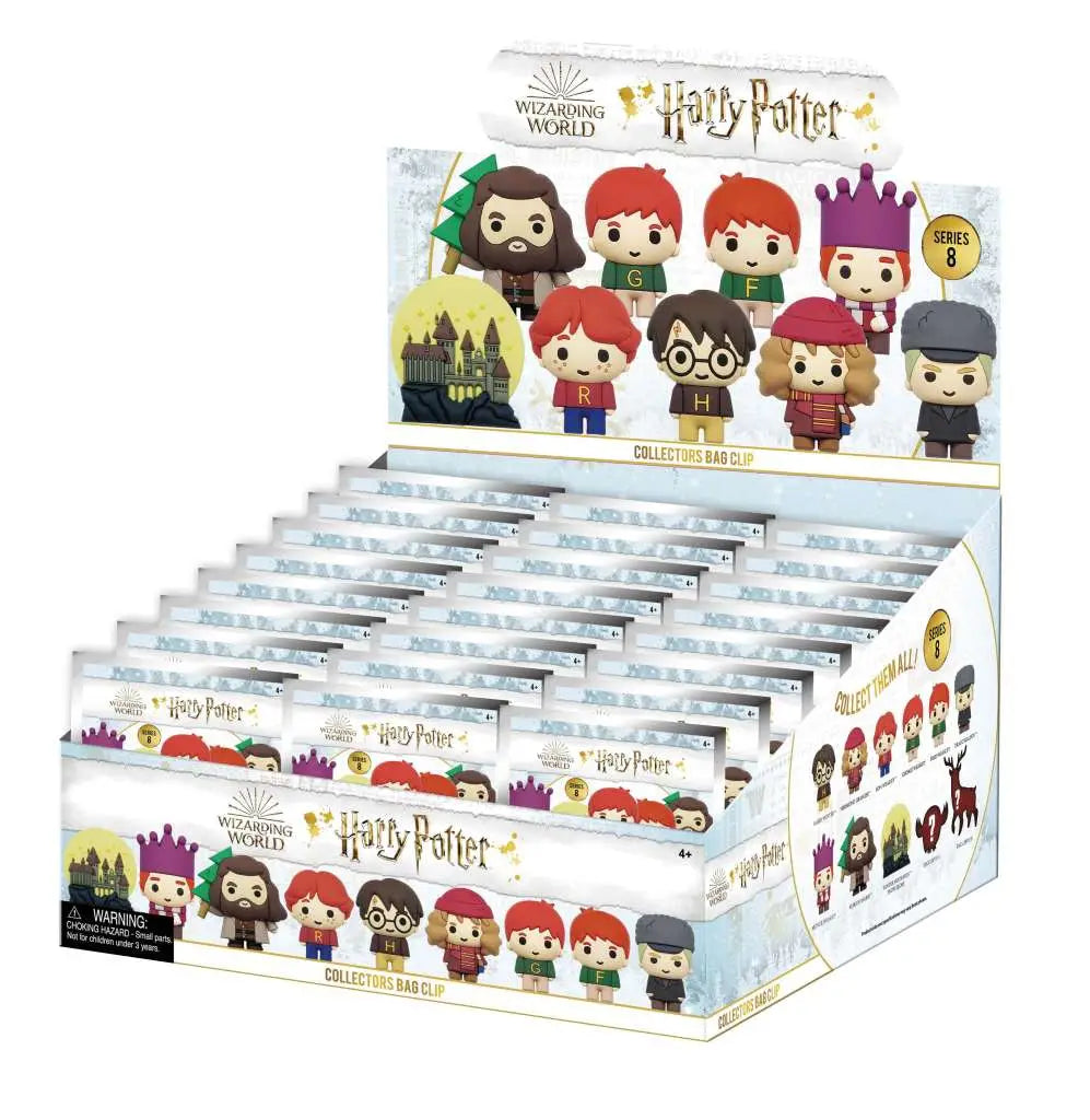 HARRY POTTER S8 BAG CLIP BLIND BOX DISPLAY (24) MONOGRAM