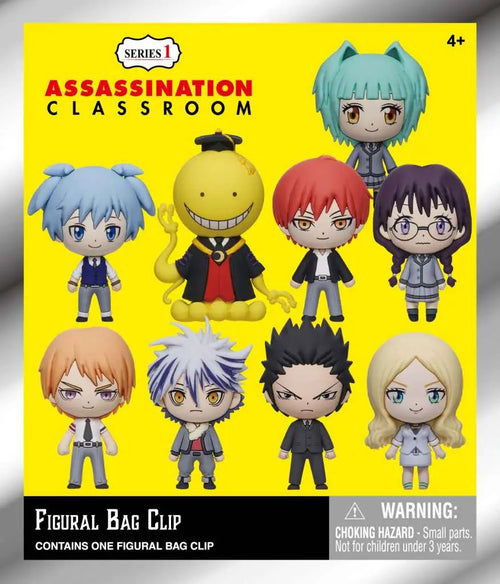 ASSASSINATION CLASSROOM S1 BAG CLIP BLIND BOX DISPLAY (24) MONOGRAM
