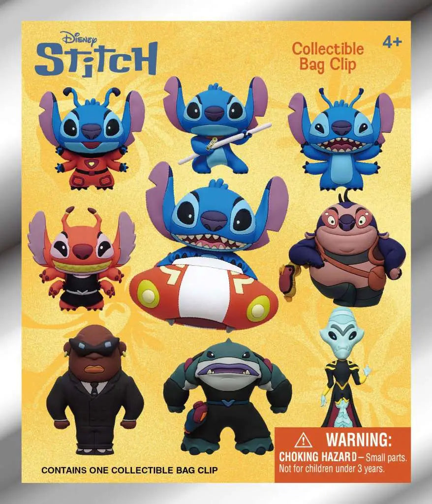 STITCH IN SPACE BAG CLIP BLIND BOX DISPLAY (24) MONOGRAM