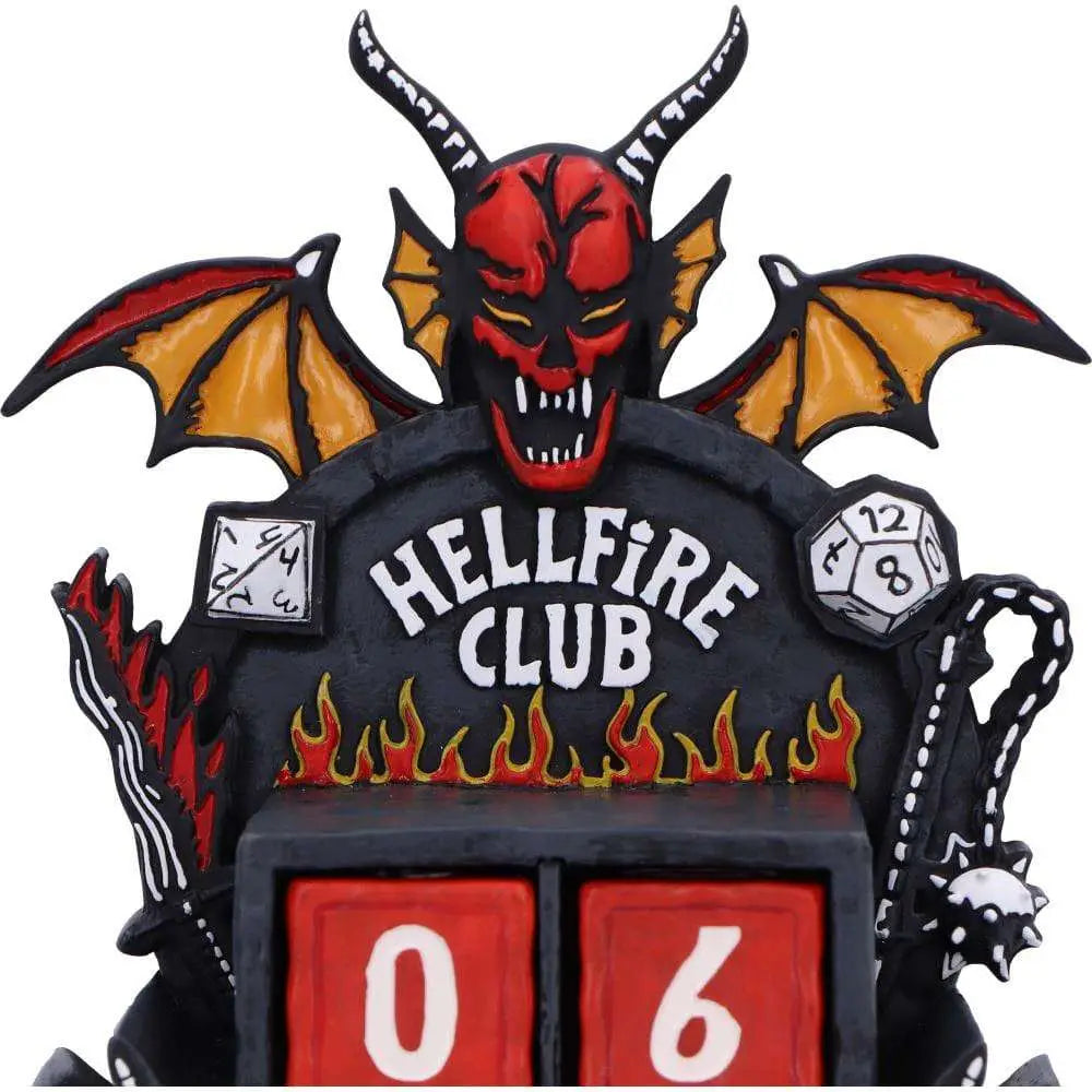 STRANGER THINGS HELLFIRE CLUB PERPETUAL CALENDAR NEMESIS NOW