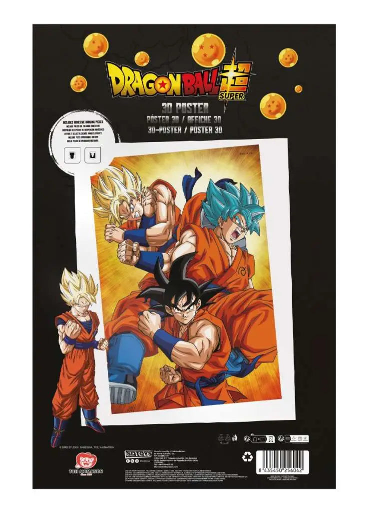 DRAGON BALL SUPER CHAMPA GOKU STATES 38X58CM 3D POSTER SD TOYS