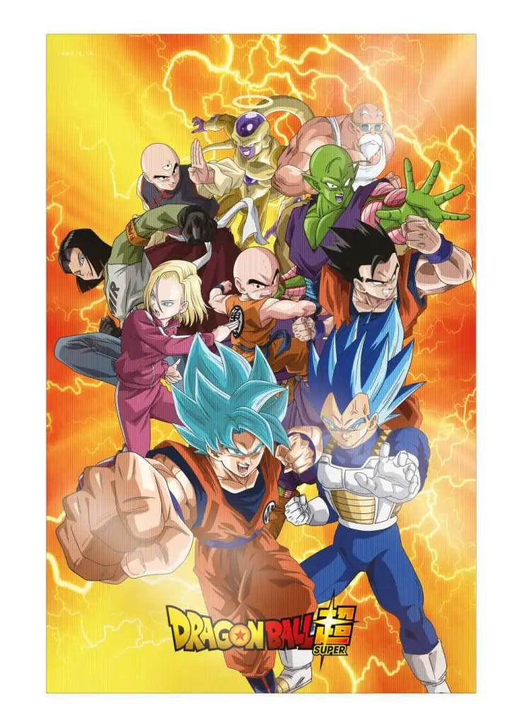 DRAGON BALL SUPER UNIVERSE SURVIVAL HEROES 38X58CM 3D POSTER SD TOYS