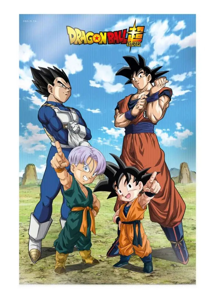 DRAGON BALL SUPER BATTLE OF GODS GOKU VEGETA FAMILY 38X58CM 3D POSTER SD TOYS