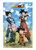DRAGON BALL SUPER BATTLE OF GODS GOKU VEGETA FAMILY 38X58CM 3D POSTER SD TOYS
