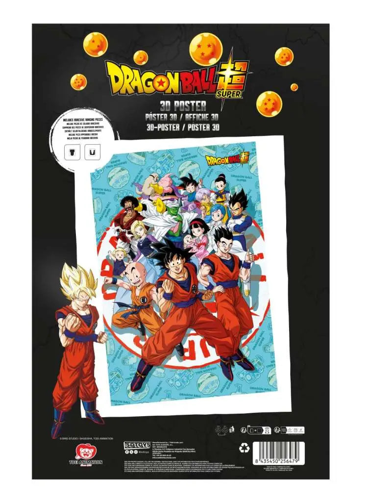 DRAGON BALL SUPER UNIVERSE SURVIVAL 38X48 3D POSTER SD TOYS