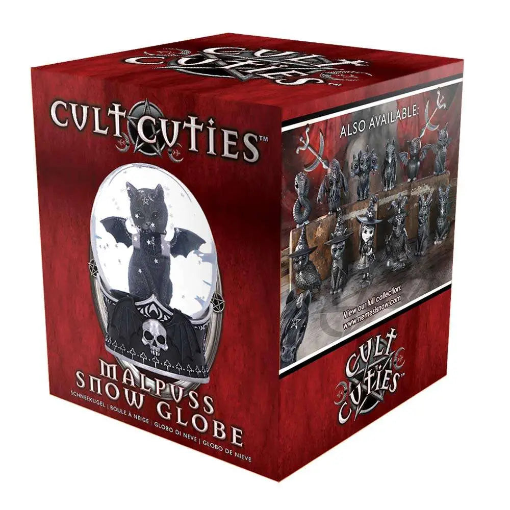 CULT CUTIES MALPUSS SNOW GLOBE NEMESIS NOW
