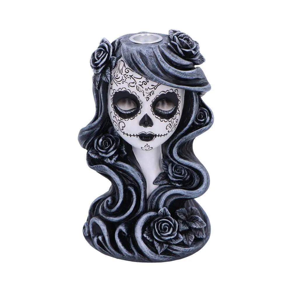 FLOR DE MUERTE BACKFLOW INCENSE BURNER NEMESIS NOW