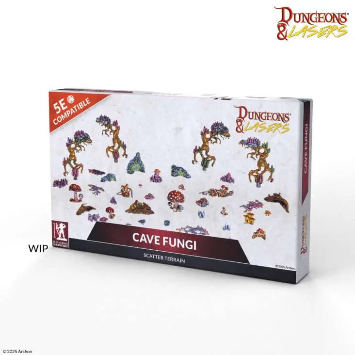DUNGEONS & LASER CAVE FUNGI SCATTER TERRAIN ARCHON GAMES
