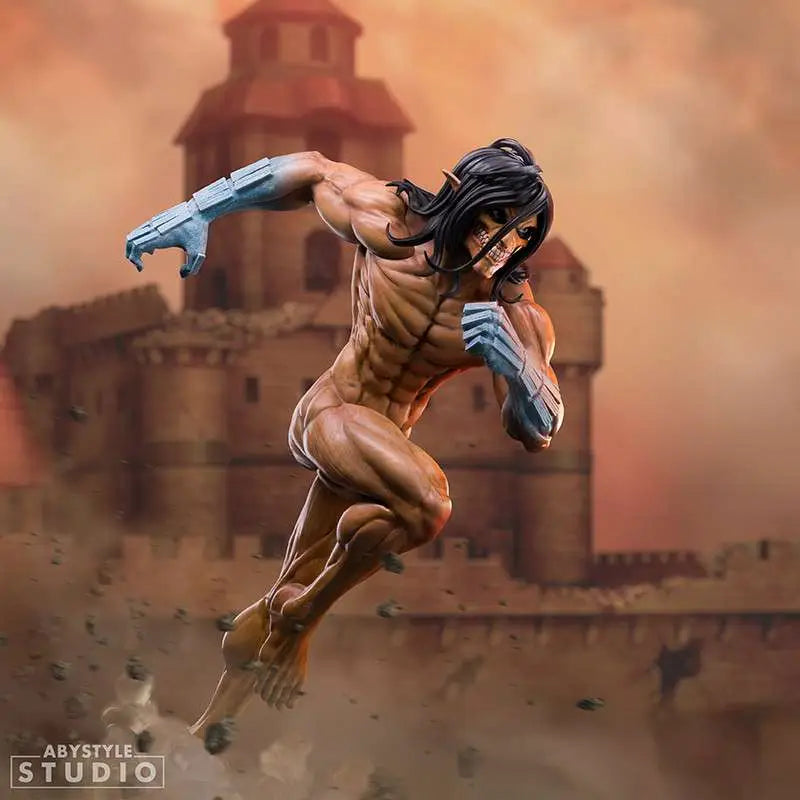 ATTACK ON TITAN EREN TITAN FORM 1/10 SUPER FIGURE COLLECTION STATUE Abystyle Studio