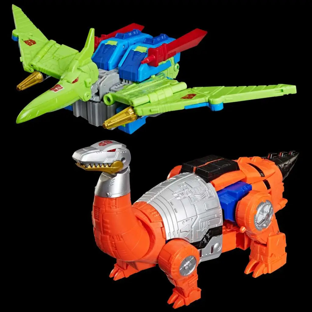 TRANSFORMERS AGE OF THE PRIMES DINOBOT SWOOP G2 AND DINOBOT SLUDGE G2 ACTION FIGURES HASBRO