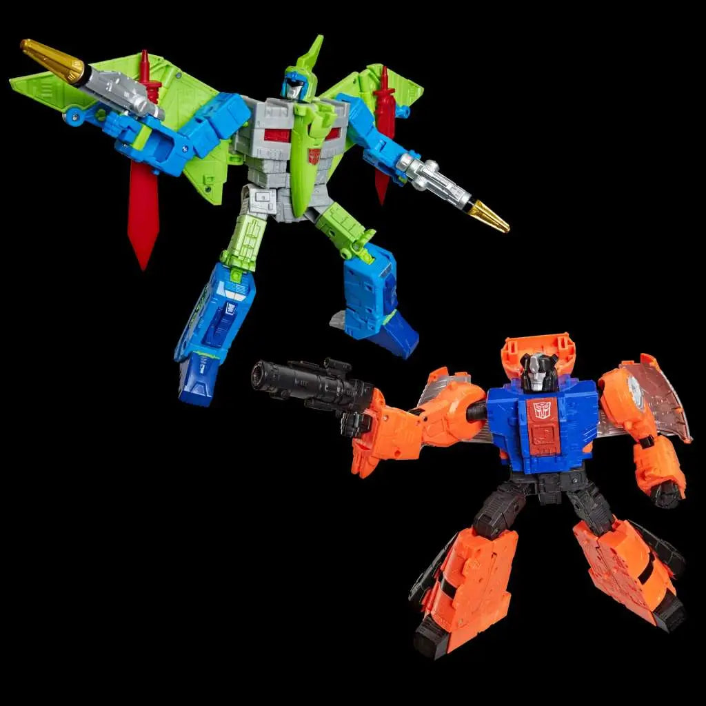 TRANSFORMERS AGE OF THE PRIMES DINOBOT SWOOP G2 AND DINOBOT SLUDGE G2 ACTION FIGURES HASBRO