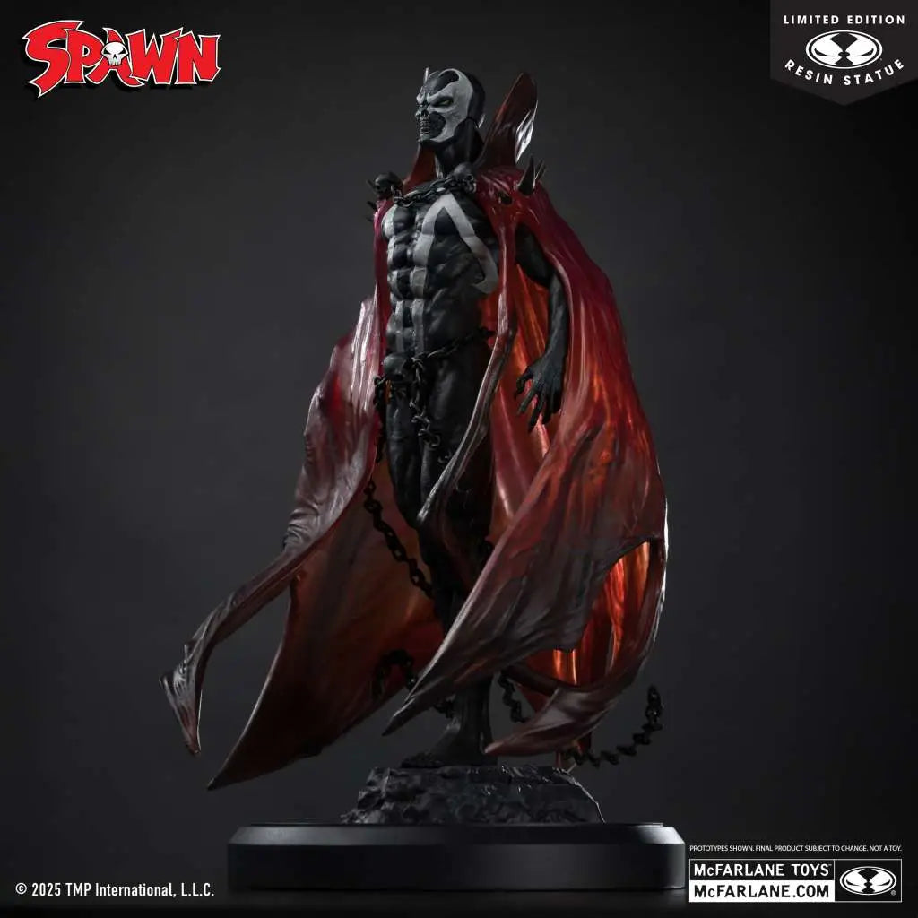 SPAWN BLACK WHITE & RED ALL OVER SPAWN BY PUPETEER LEE RESIN STATUE McFARLANE TOYS 25