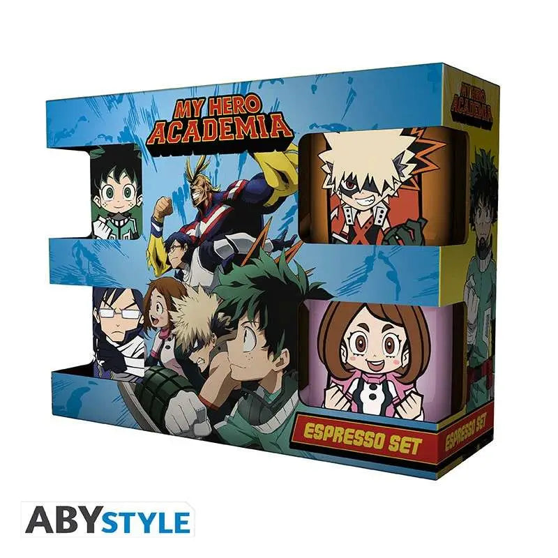 MY HERO ACADEMIA ESPRESSO MUGS SET 4X Abystyle Studio