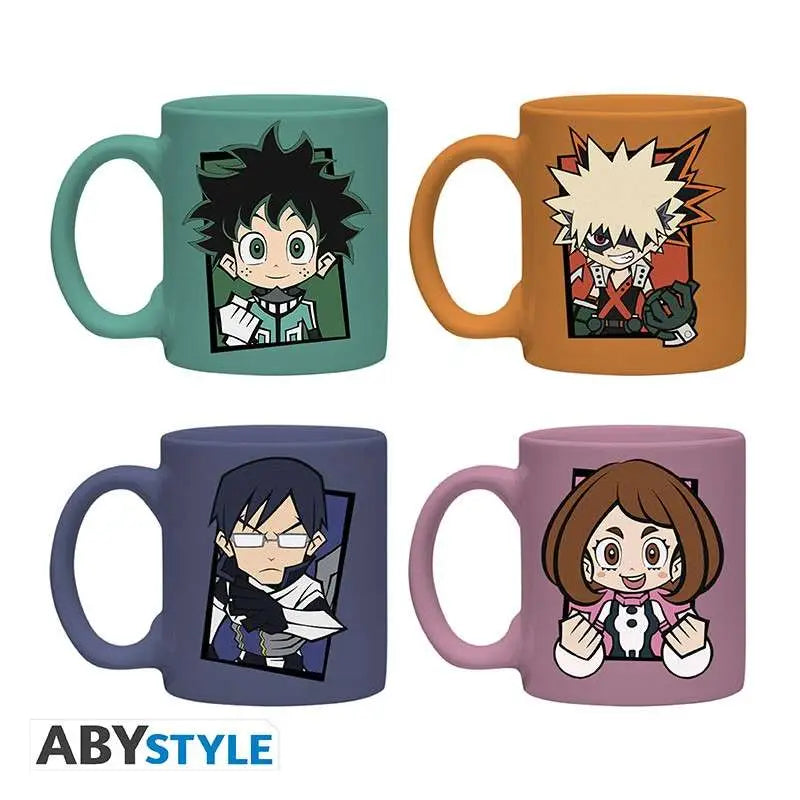 MY HERO ACADEMIA ESPRESSO MUGS SET 4X Abystyle Studio