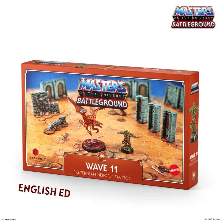 MOTU WAVE 11 PRETERNIAN HEROES MOSS MAN / TURBODACTYL ENGLISH ARCHON GAMES