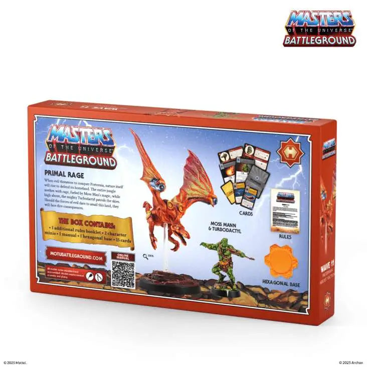 MOTU WAVE 11 PRETERNIAN HEROES MOSS MAN / TURBODACTYL ENGLISH ARCHON GAMES