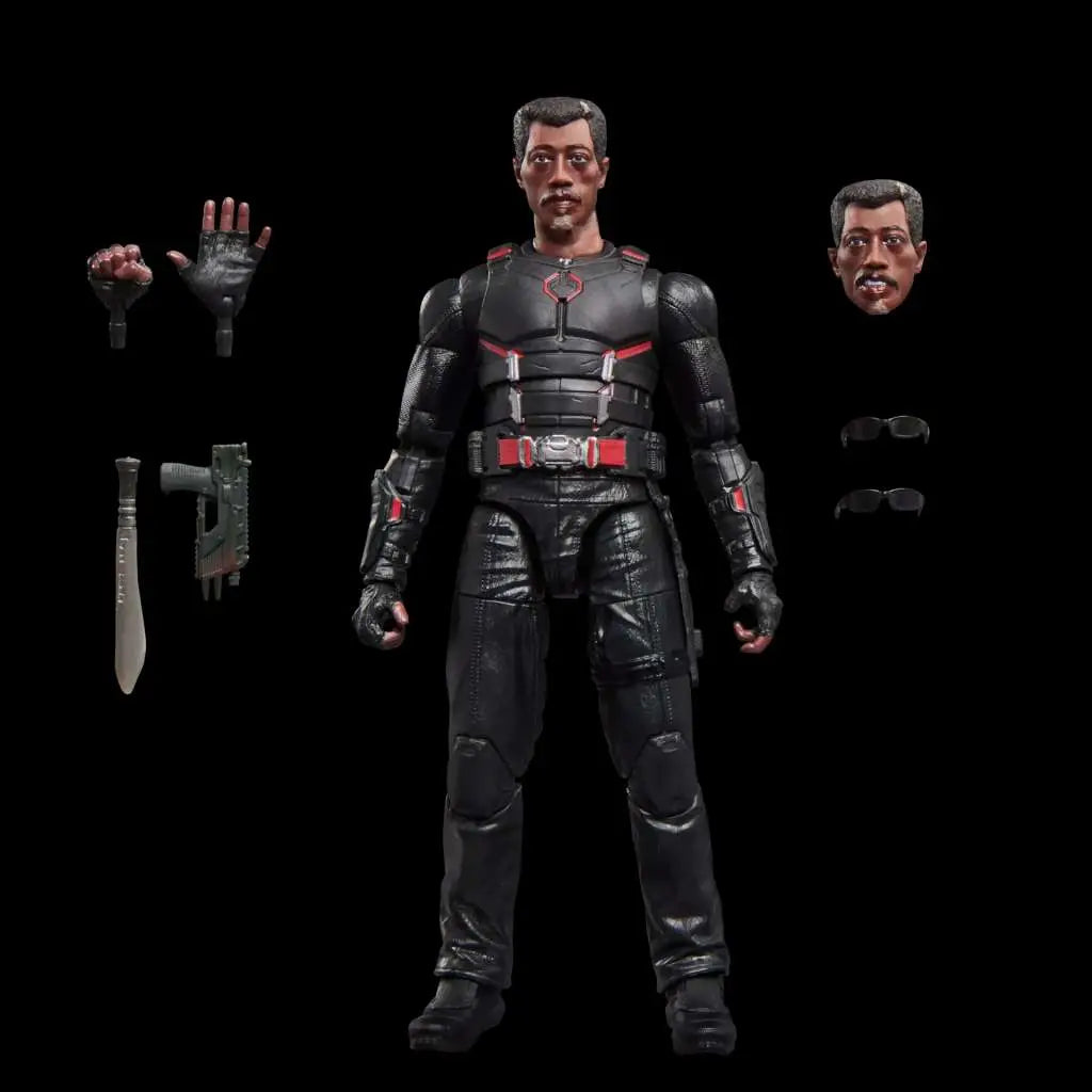 MARVEL LEGENDS DEADPOOL AND WOLVERINE BLADE ACTION FIGURE HASBRO