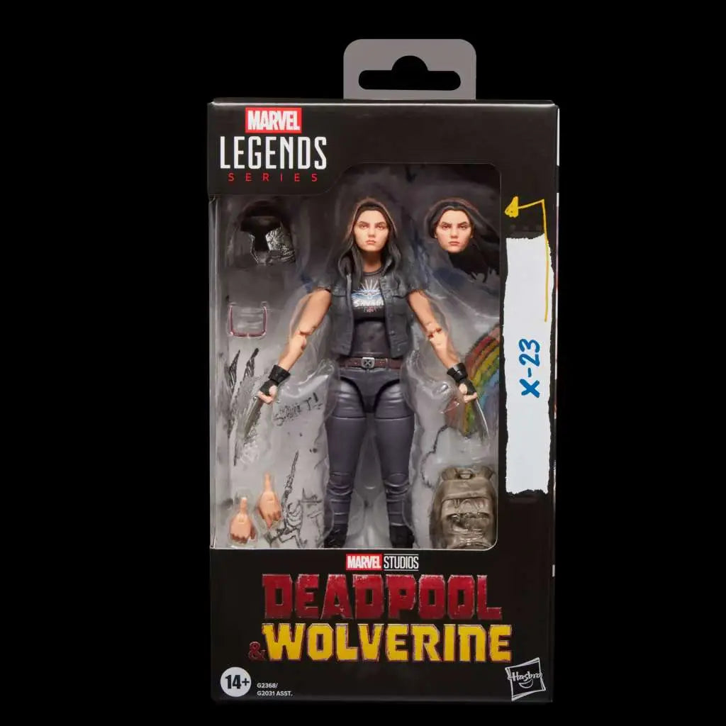 MARVEL LEGENDS DEADPOOL AND WOLVERINE X-23 ACTION FIGURE HASBRO