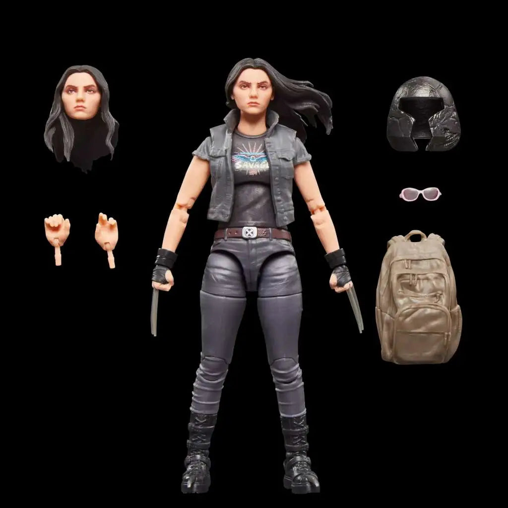 MARVEL LEGENDS DEADPOOL AND WOLVERINE X-23 ACTION FIGURE HASBRO