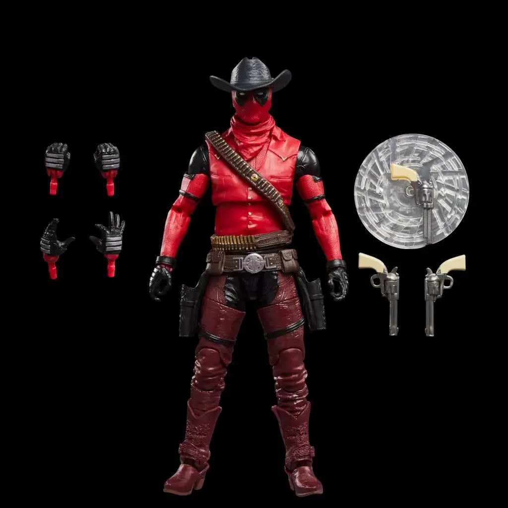 MARVEL LEGENDS DEADPOOL AND WOLVERINE COWBOYPOOL ACTION FIGURE HASBRO