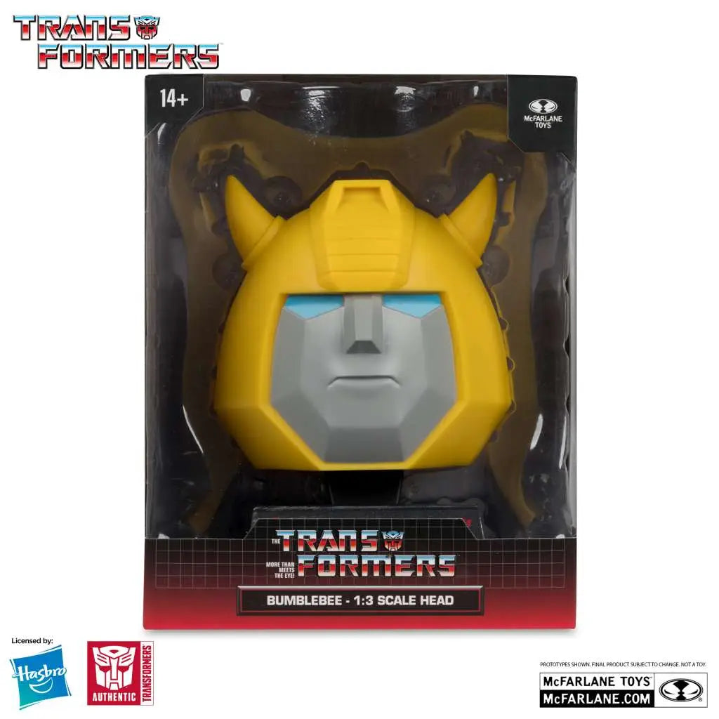 TRANSFORMERS 1:3 HEAD REPLICA BUMBLEBEE McFARLANE TOYS 25